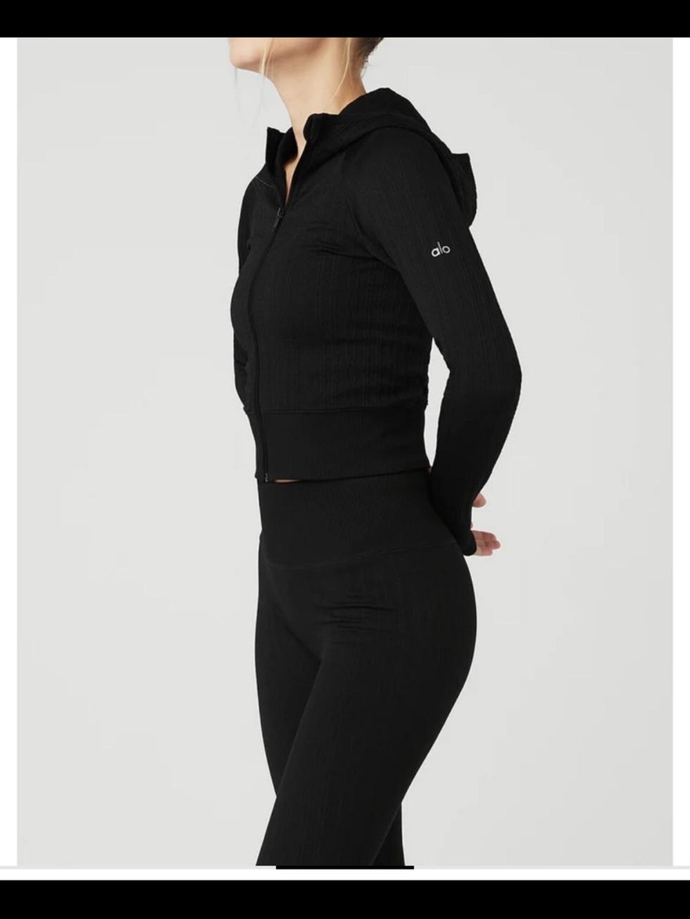 ALO Seamless Cable Knit Jacket